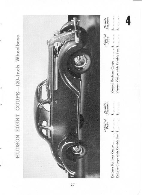 1936 Hudson How, What, Why Brochure Page 131